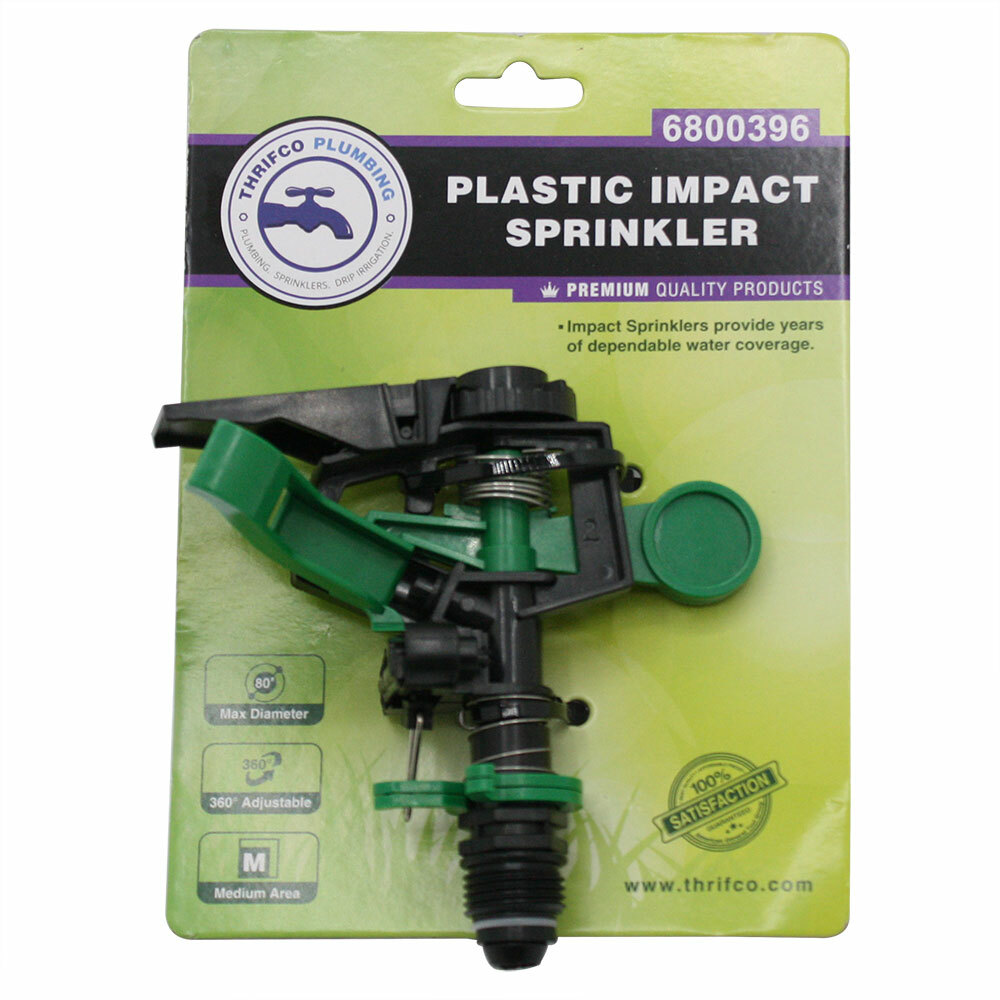Thrifco Poly Adjustable Impact Sprinkler - 6800396