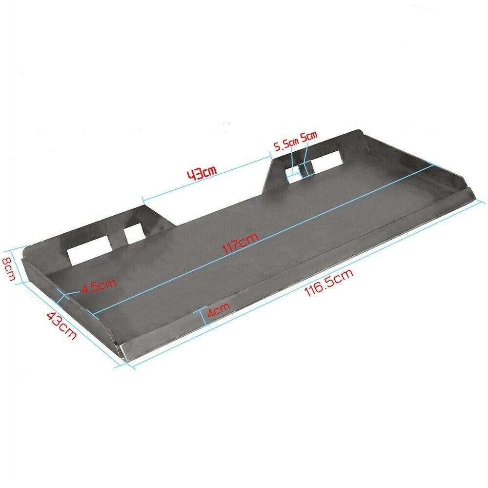 1/2" thick Skid Steer Mount Plate Adapter Loader Quick Tach Attachment