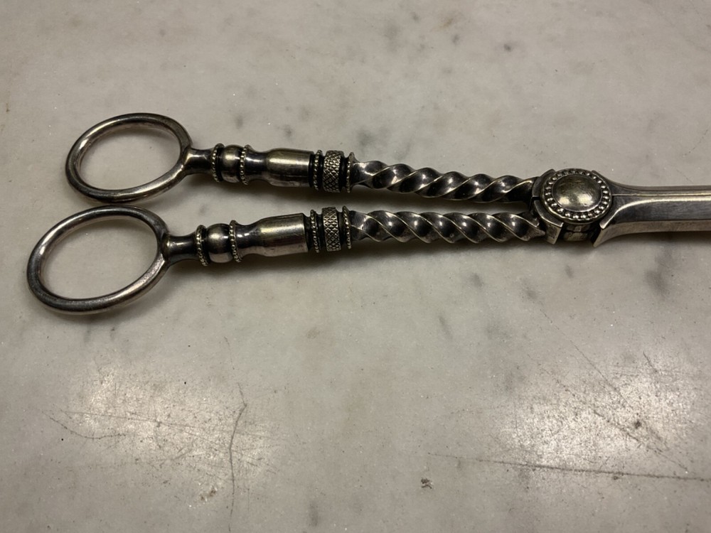 Shears Scissor Silver Plate Grape Shears