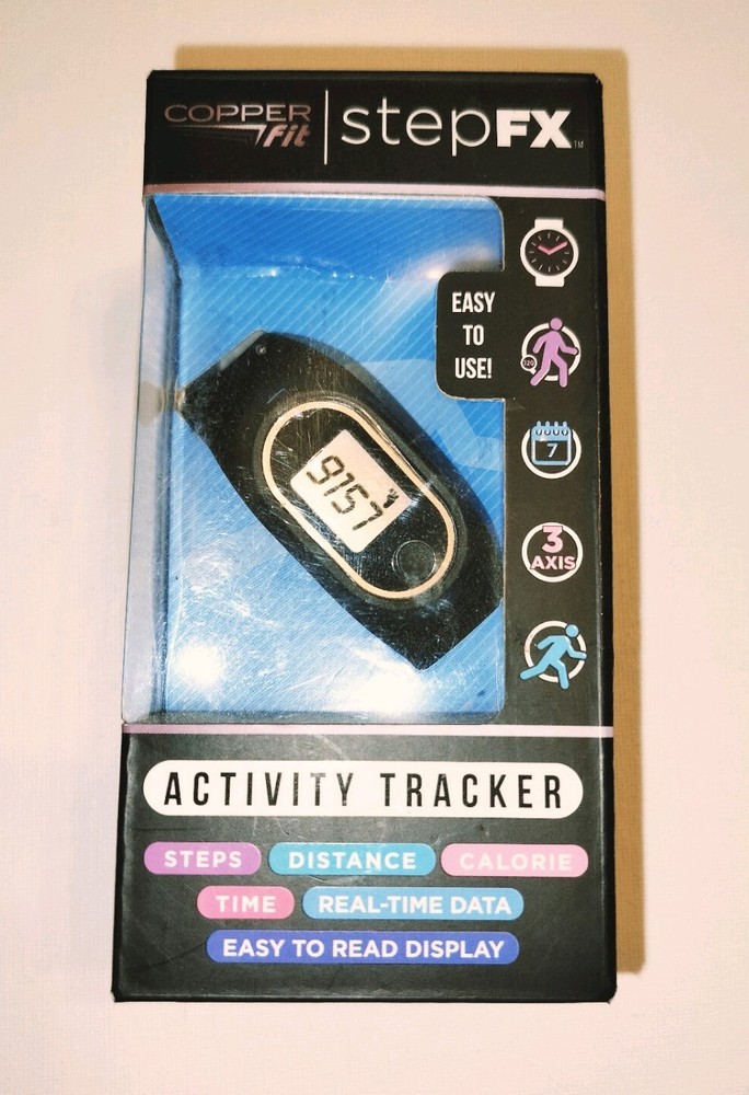 Copper Fit Step FX Activity Tracker Black Watch Unisex