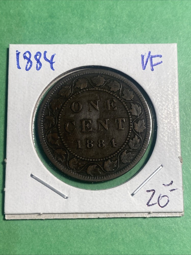 1884 Canada 1 Cent VF