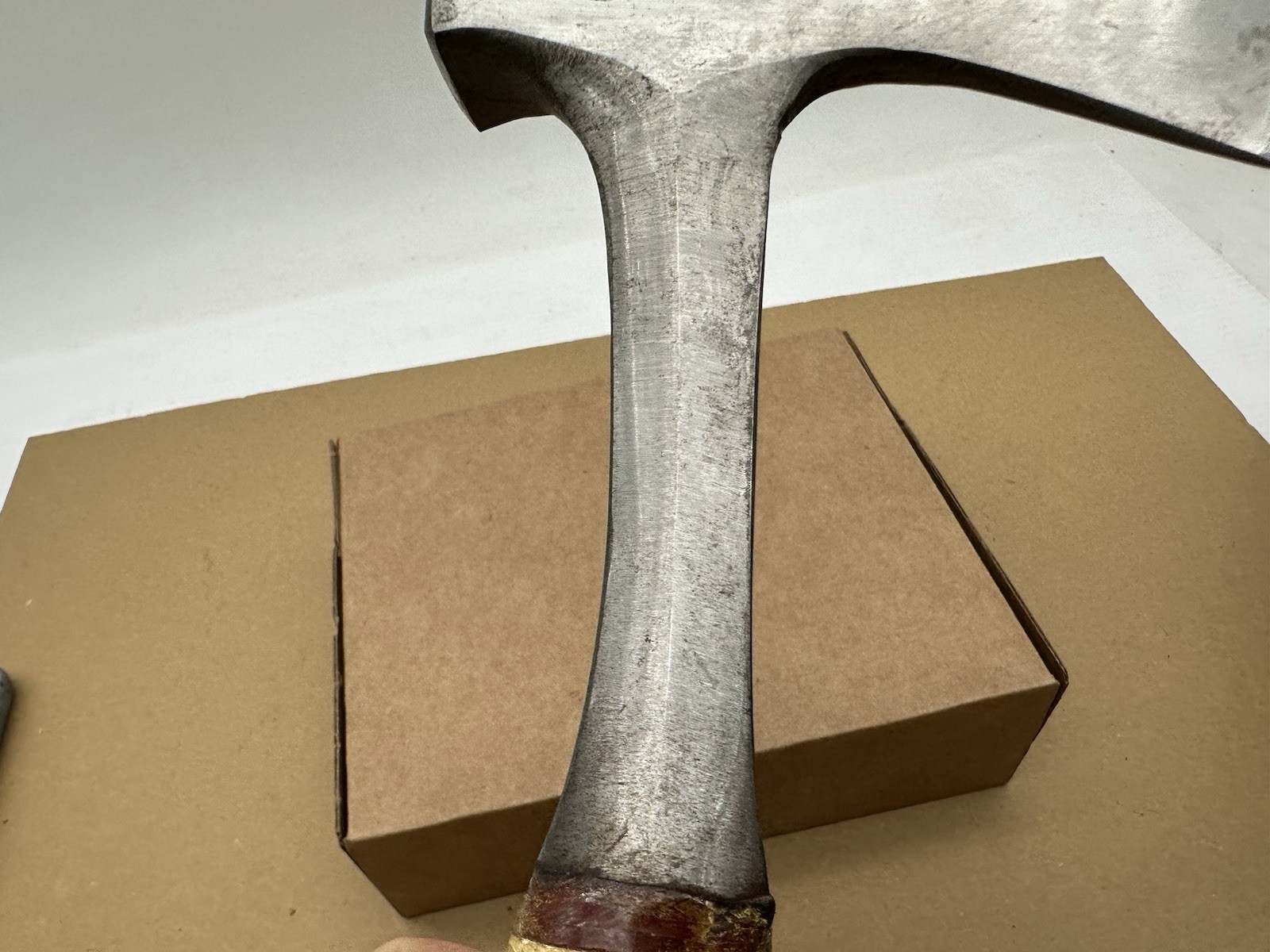 Vintage Estwing Sportsman'S Axe 13" Camping Hatchet USA Steel Leather Handle