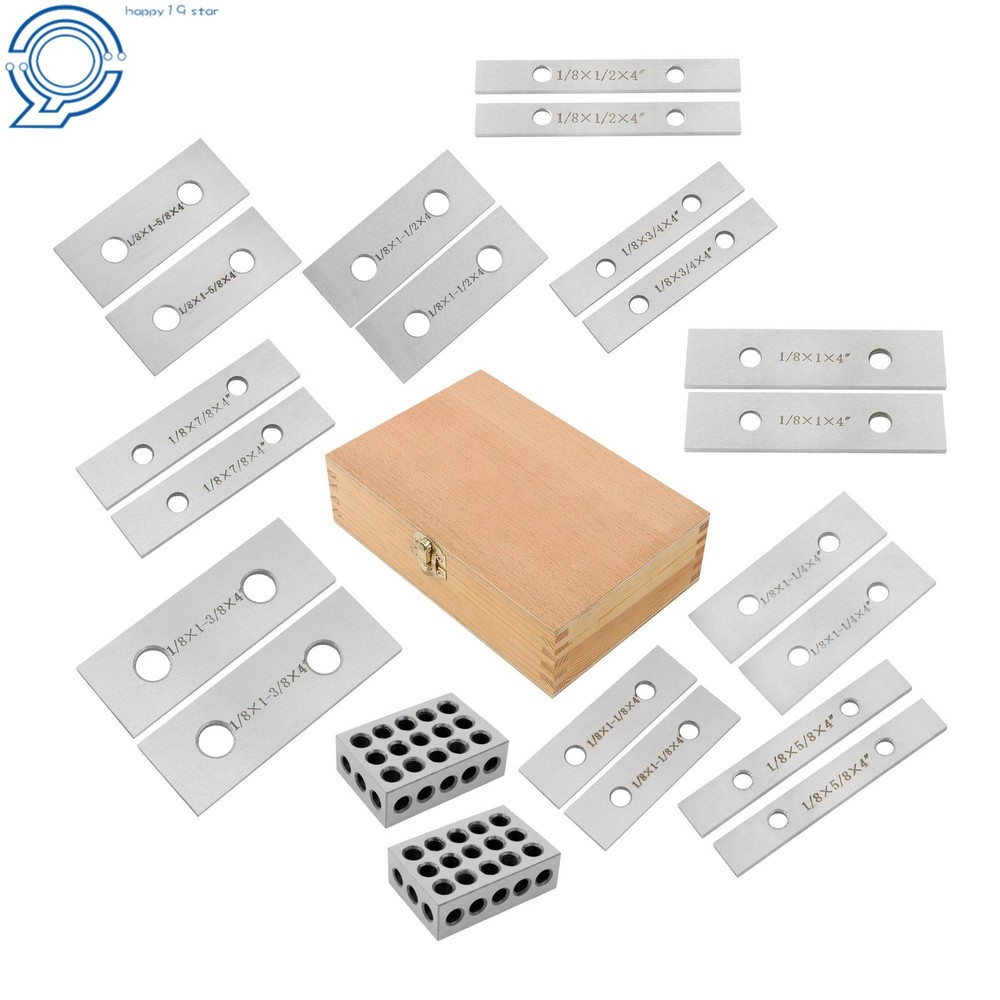 1/8" x 4" 10-Pair Precision Parallels with Matched 1-2-3 Blocks