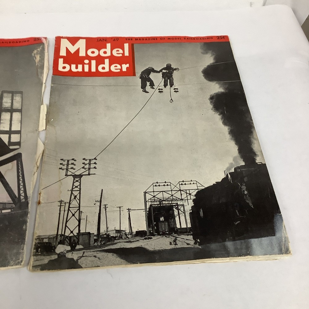 Model Builder 6 Issues 1947-1949 Train Magazine