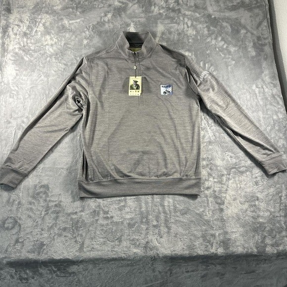 Donald Ross Golf grey 1/4 zip pullover
