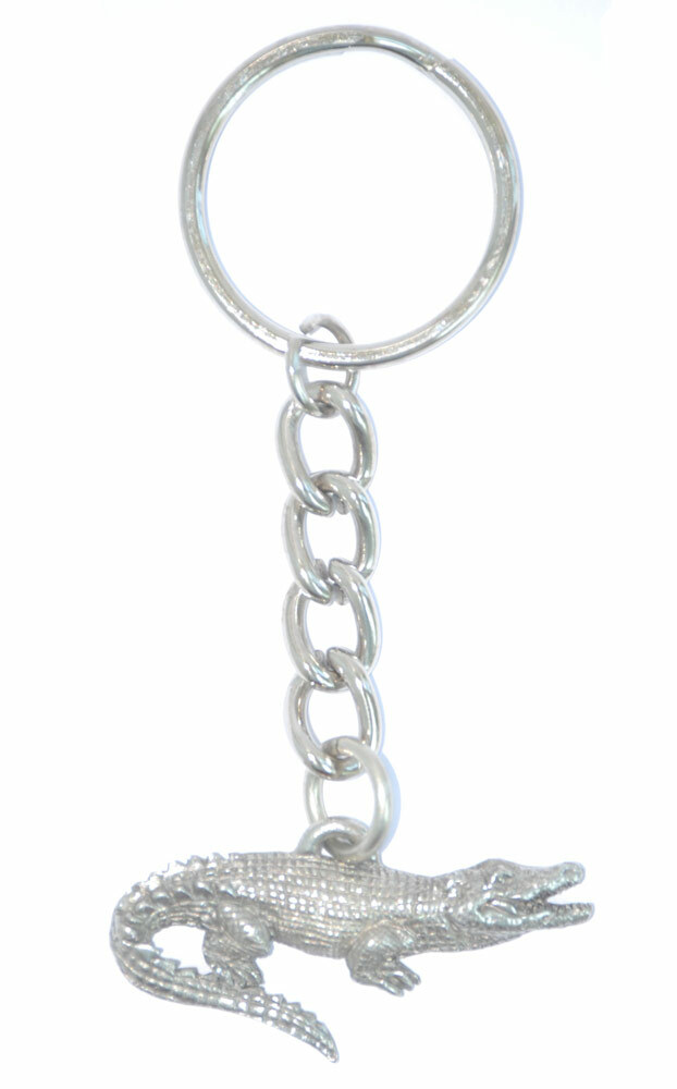 Alligator Pewter Keychain