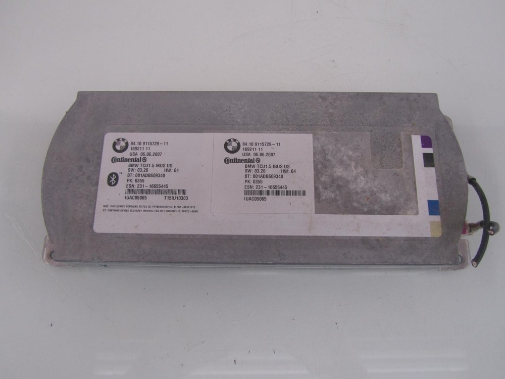 07 BMW X3 Telematic Control Module Computer 84109115729