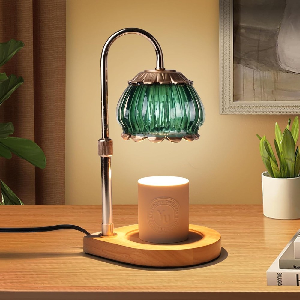 Candle Warmer Lp with Timer, Dimmable Candle Warmer Light Adjustable