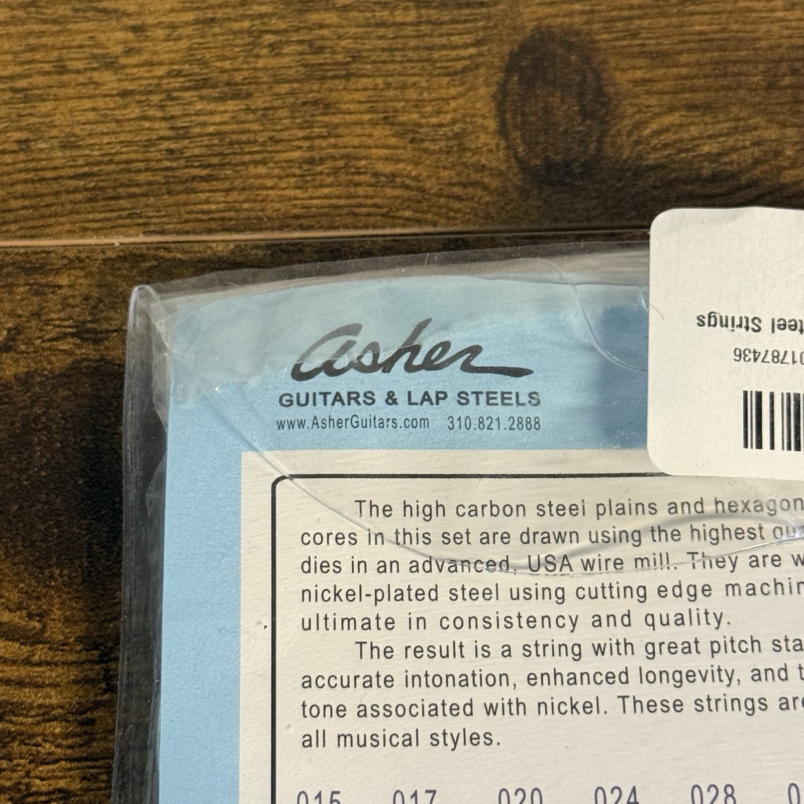 NEW – Electro Hawaiian Lap Steel String for 8-String Lap Steel – Single Set