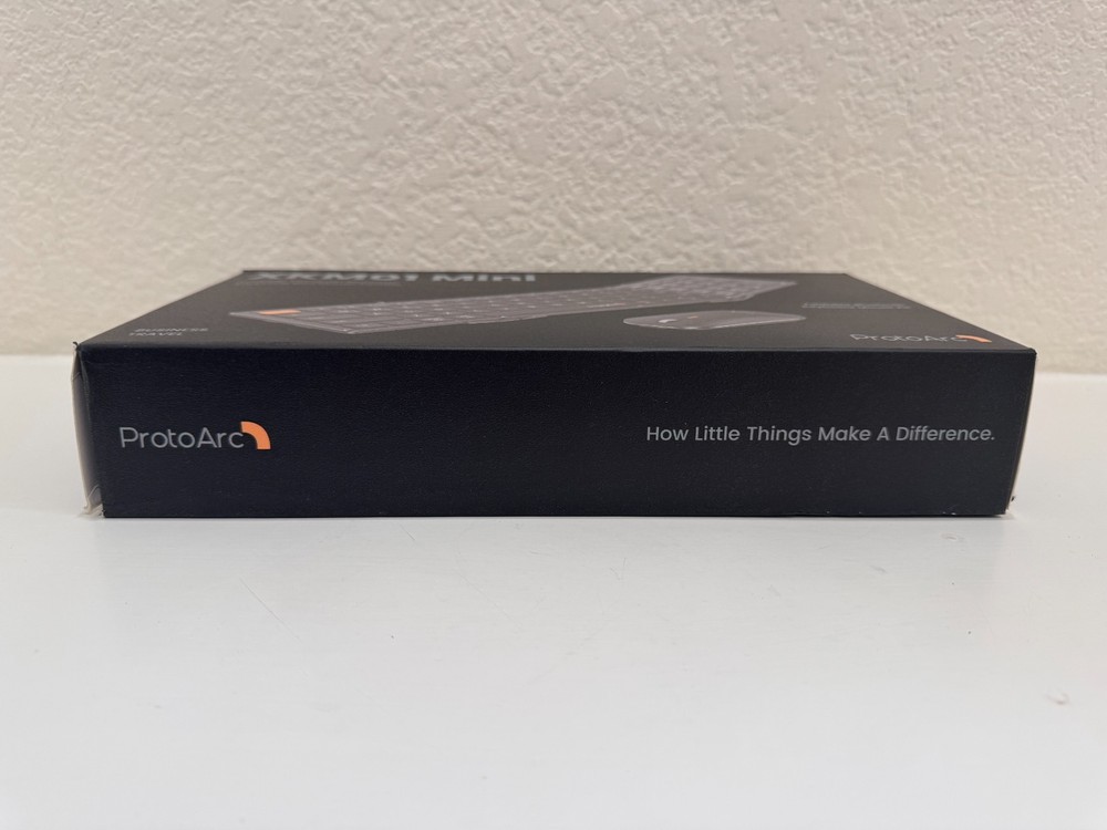 ProtoArc XKM01 Mini Foldable Bluetooth Keyboard Mouse Combo Open Box