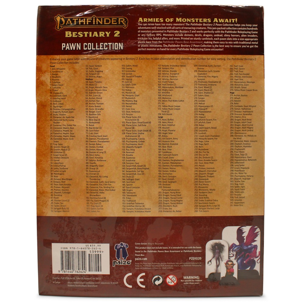 Pathfinder: Bestiary 2 Pawn Collection