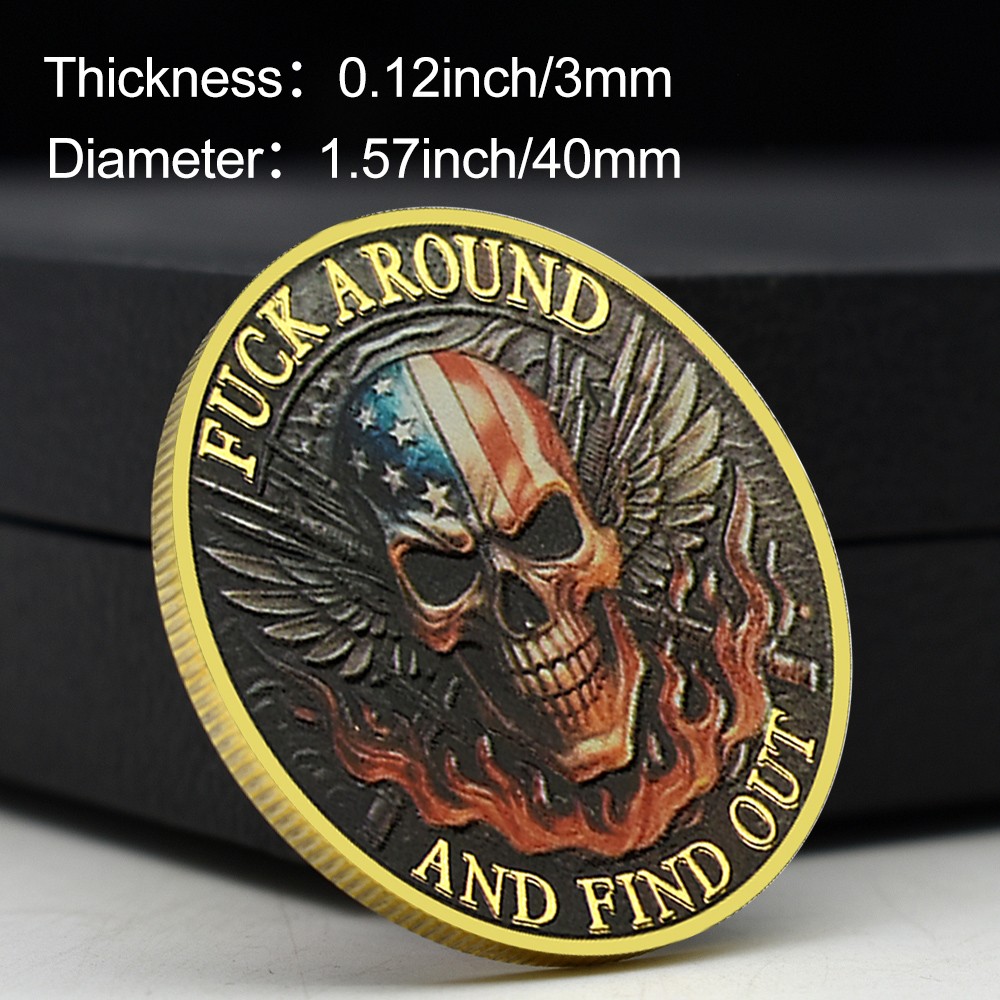 Valor & Victory - The Spirit of the Republic Challenge Coin Commemorative Medal