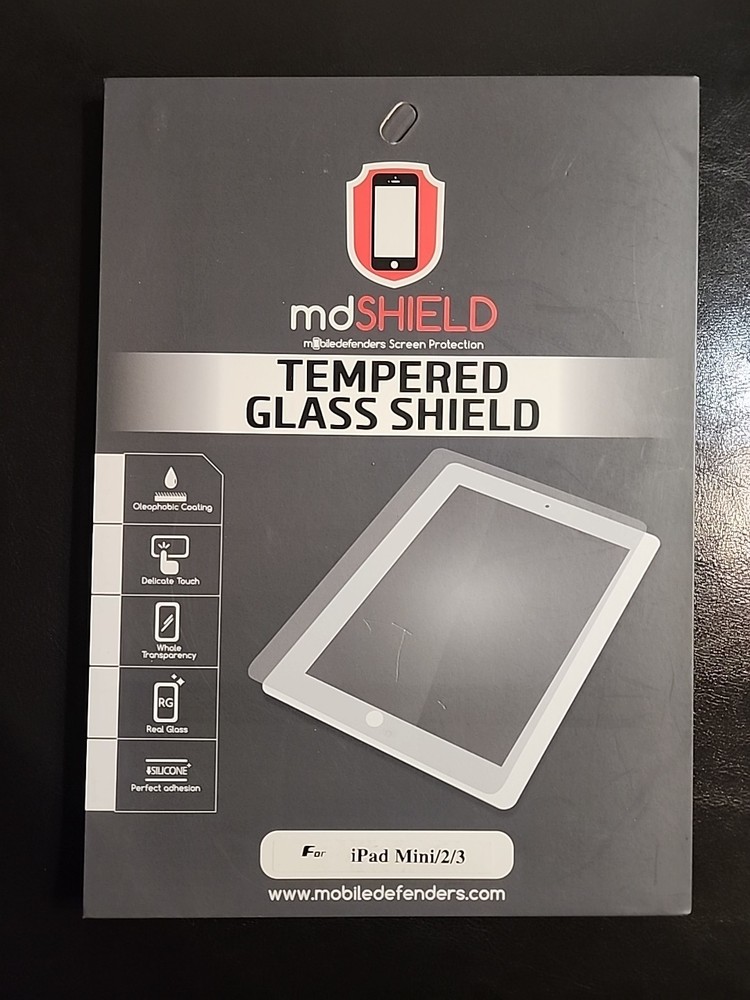 mdSHIELD Tempered Glass Screen Protector for iPad 2 / iPad 3 / iPad 4