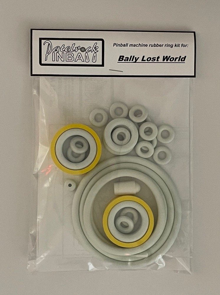 1977 Bally Lost World Pinball Machine Rubber Ring Kit
