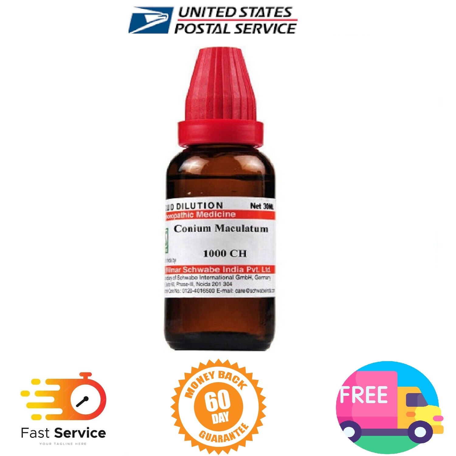 Willmar Schwabe Homeopathy Conium Maculatum  (30 ML) (Select Potency)