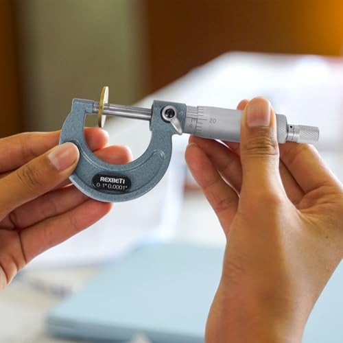 Ultra-Precision Carbide Tipped 0-1" Outside Micrometer
