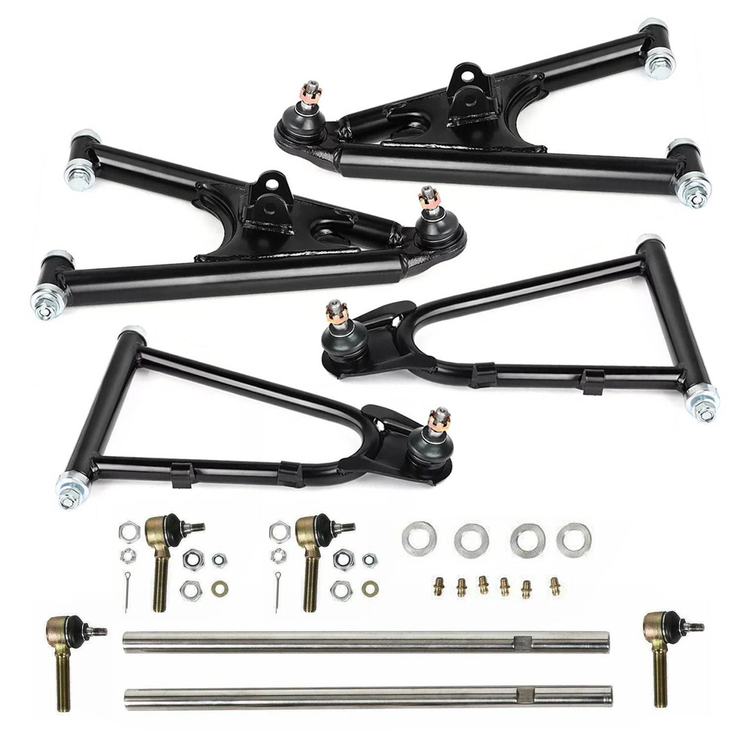Front Upper+Lower Control A Arm+2+1 Wider Extender for Yamaha Banshee 350 YFZ350