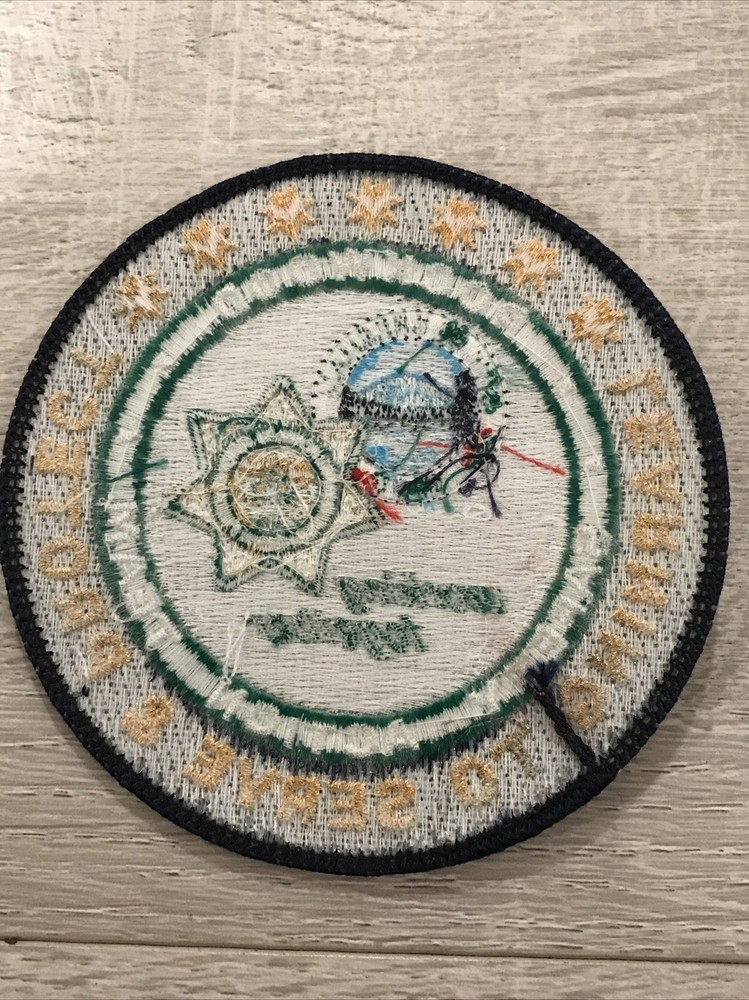 Rockwood Safety Action Team Patch Learning To Serve & Protect Gresham Oregon 4”