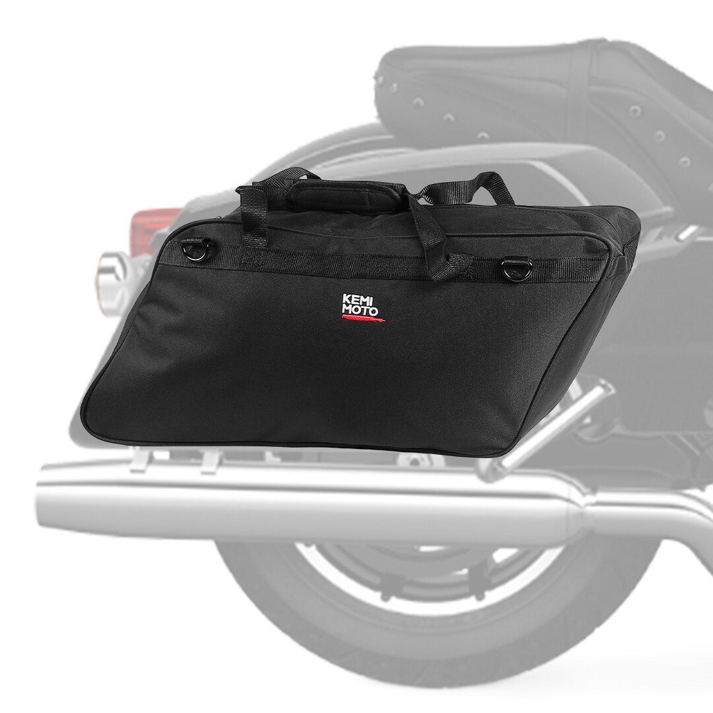 2PCS Motorcycle Saddlebag Liners Inserts Side Case Bag for Electra /Street Glide