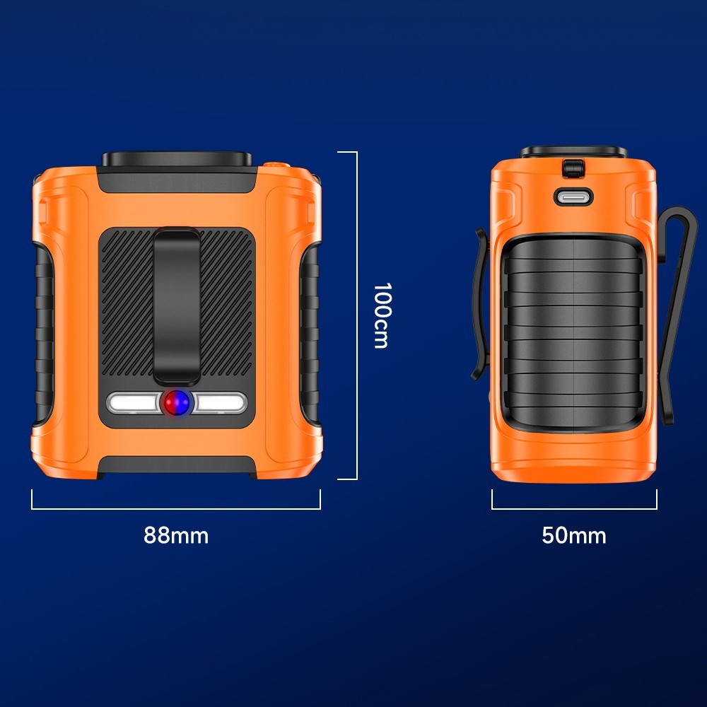 Personal Portable Waist Clip Fan USB Rechargeable Neck Hanging Air Conditioner