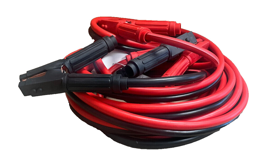 IFA METROSTREET 1 GAUGE BOOSTER JUMPER CABLES 100% COPPER WIRES - 25 FEET-2 SETS