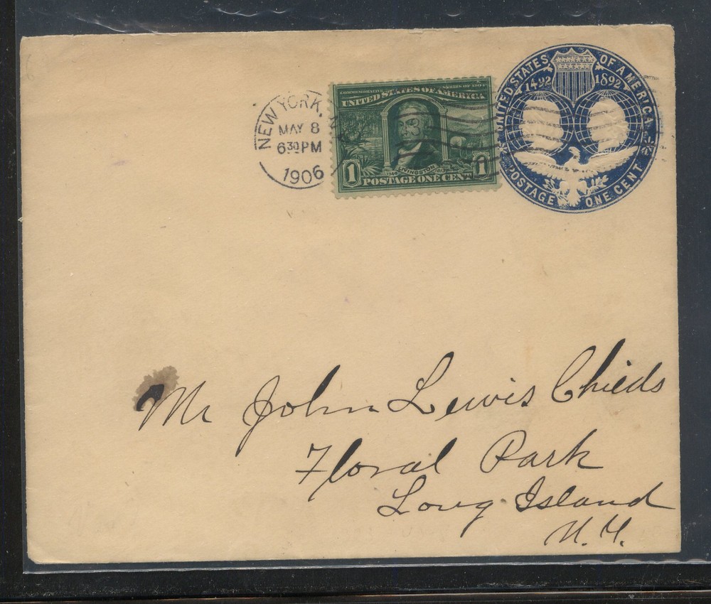 US   323  on uprated  postal  envelope           KEL09131