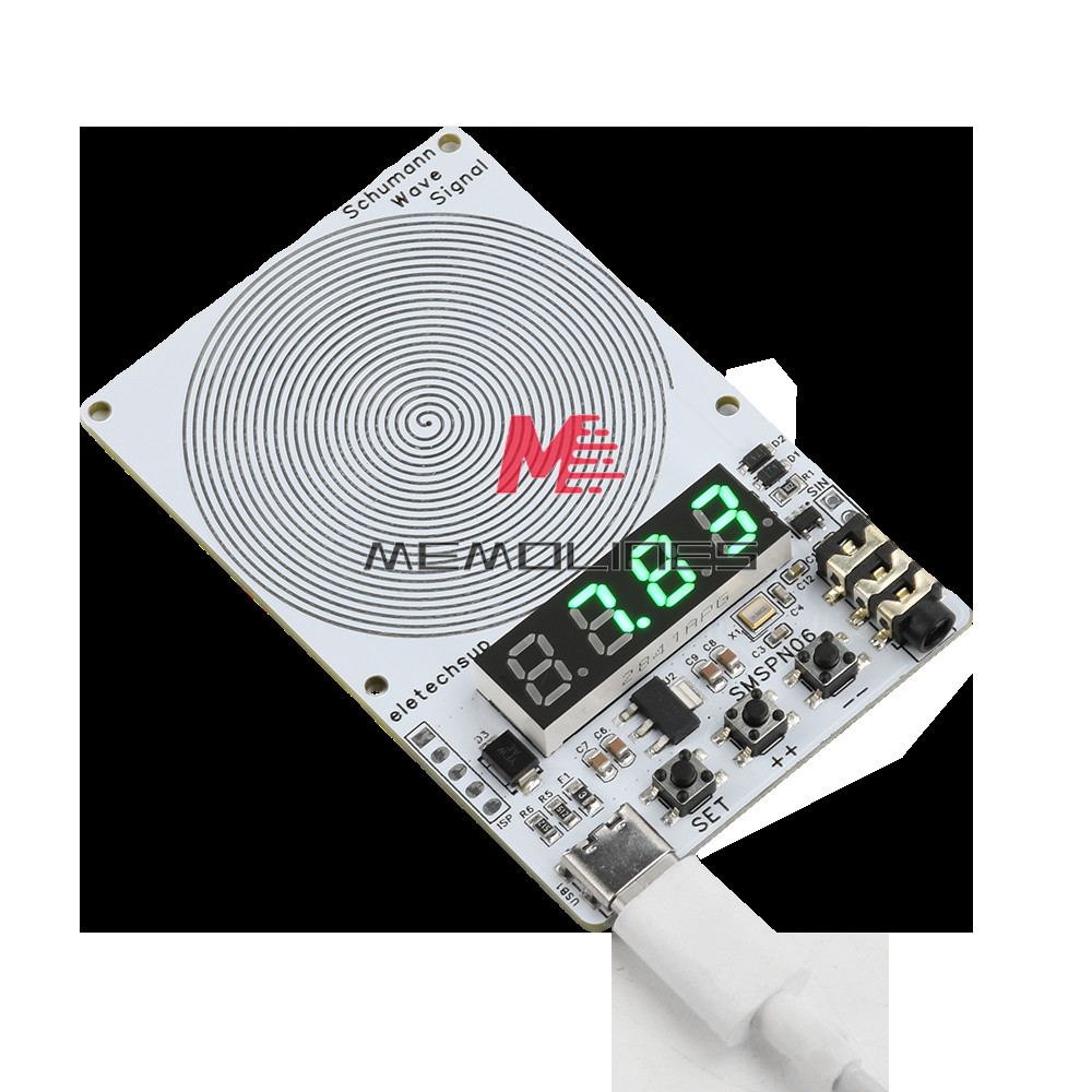 Adjustable 0.01Hz~9999Hz Frequency Schumann Wave Generator 4Bit Digital Display