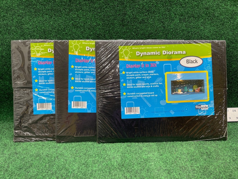 3 - Flipside Dynamic Diorama Display Box 6.5" x 15.5" x 5.75"