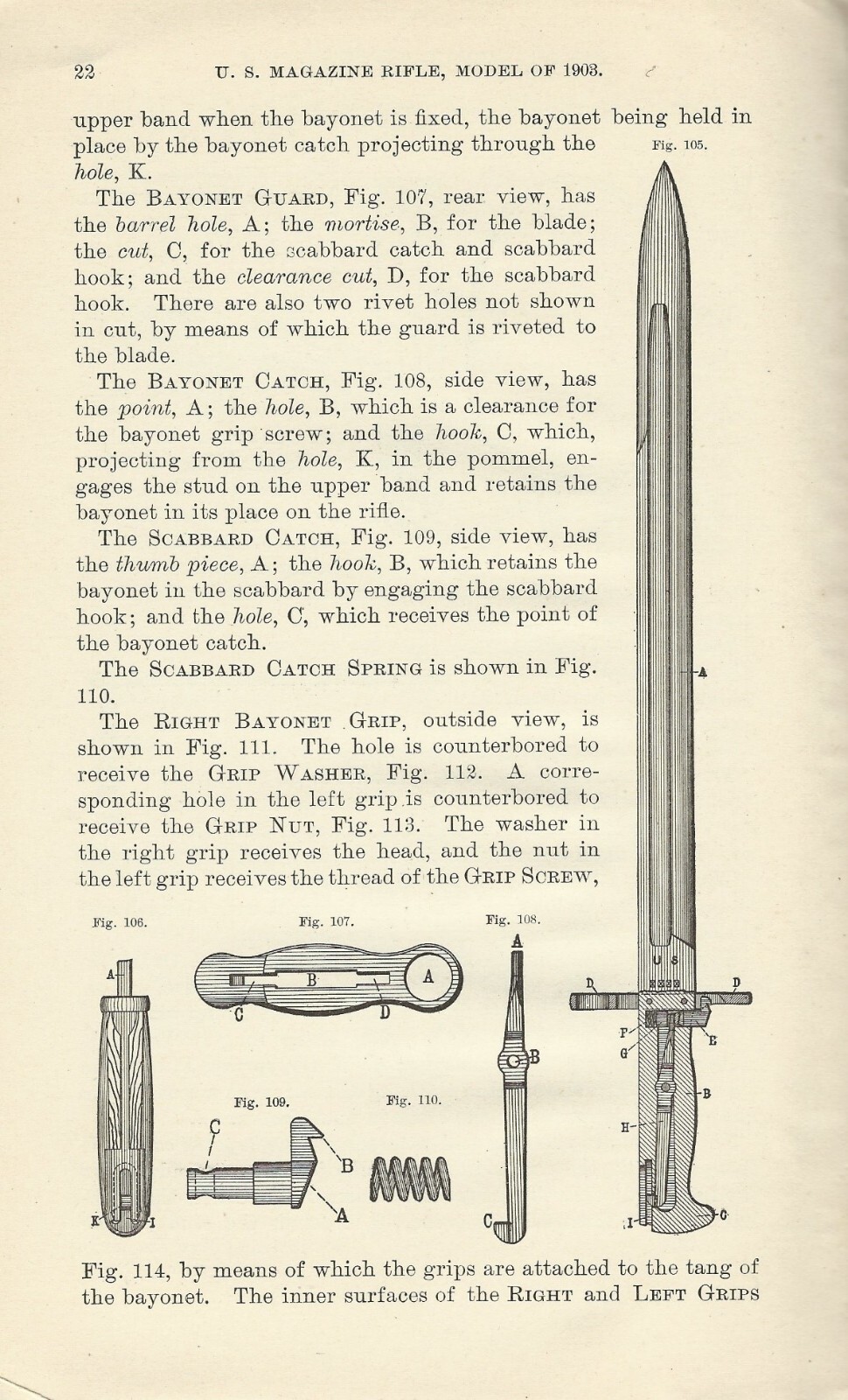 U.S. Army Magazine Rifle Model 1903 Caliber 30 Springfield M1903 Book .30-06