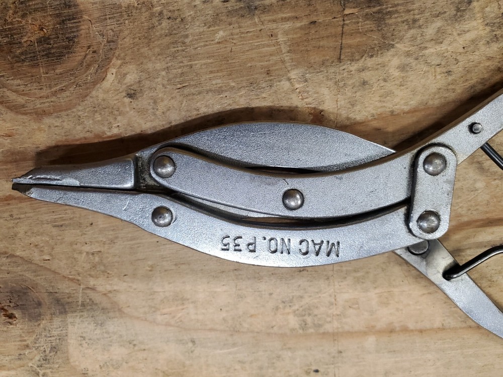 MAC Parallel Plane Compound 10" Snap Ring Pliers P-35 USA