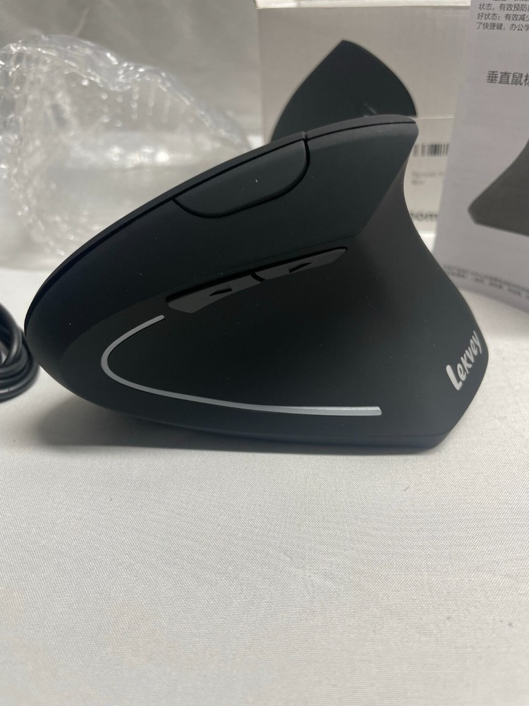 LEKVEY Ergonomic Vertical Wireless Mouse-Rechargeable 2.4GHz Adjustable DPI-PC
