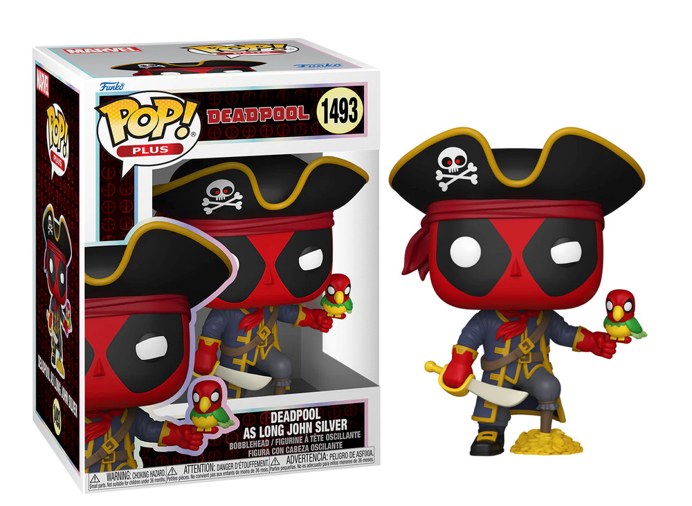 Funko Pop! Plus: Deadpool  - Deadpool as Long John Silver Vinyl Figure #1493