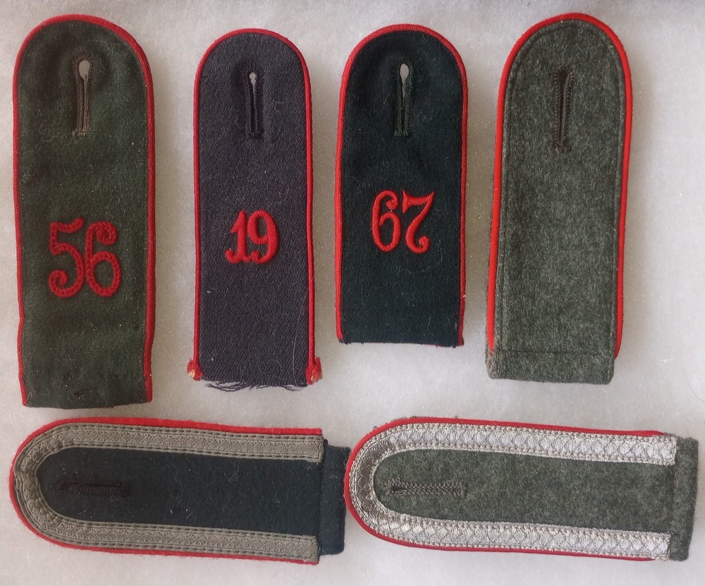 German WW2 Artillery Shoulder Straps Original