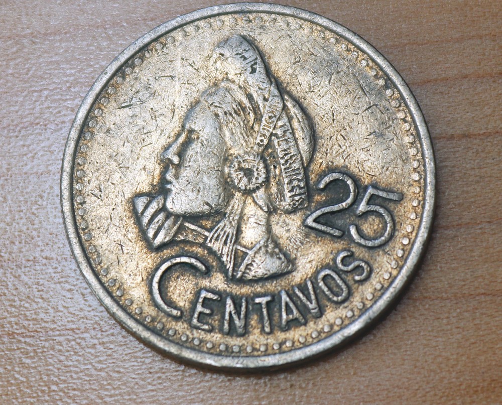 1991 Guatemala 25 Centavos