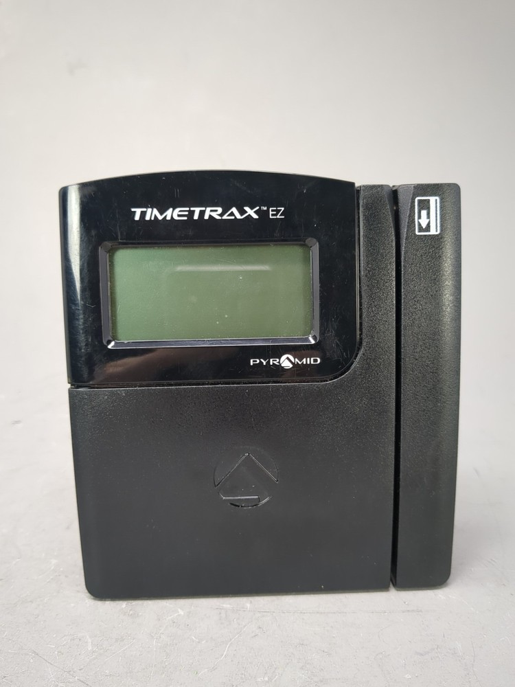 Pyramid TimeTrax EZ Time Clock Terminal Ethernet No Power Adapter Untested