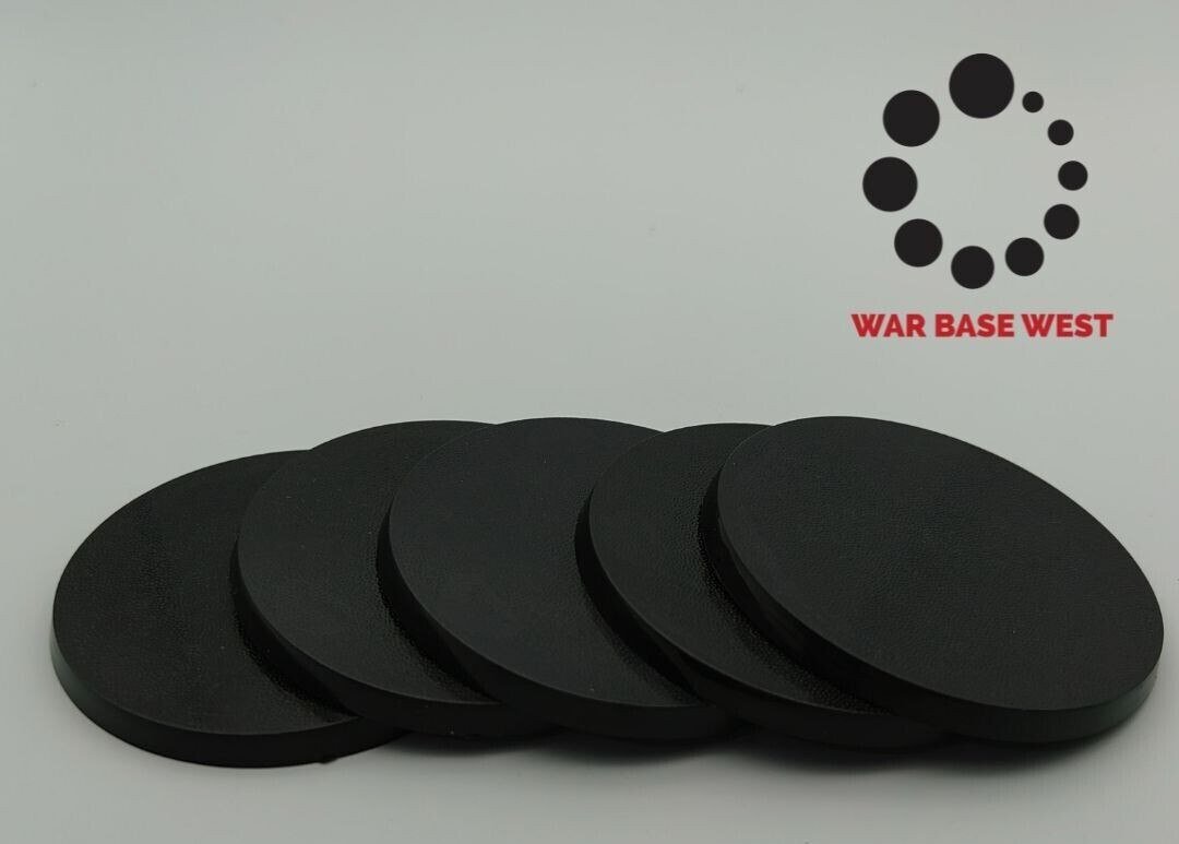 Lot Of 5 65mm Round Bases Used For Warhammer 40k & AoS GW Monstrous Bitz 60mm