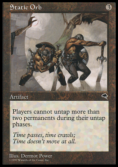 Magic the Gathering MTG Static Orb (310) Tempest   LP