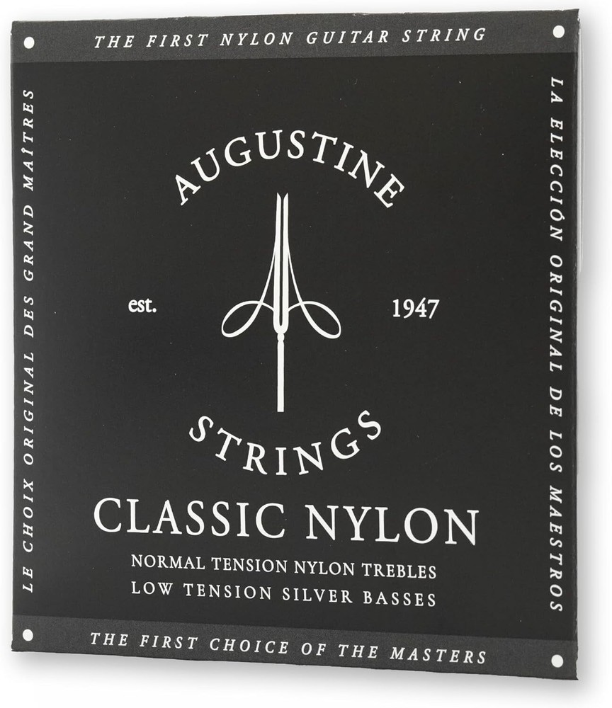 Classic Black - Low Tension Classical Guitar Strings 3-Pack