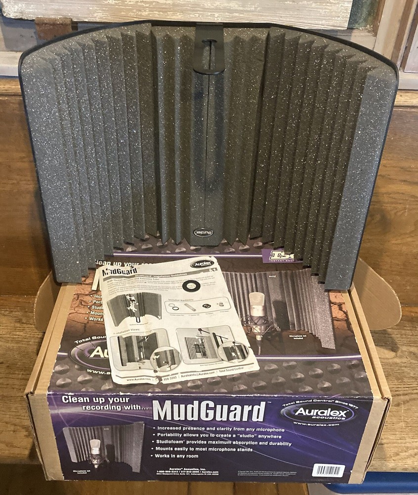 Auralex Mud Guard - microphone screen. NMIB