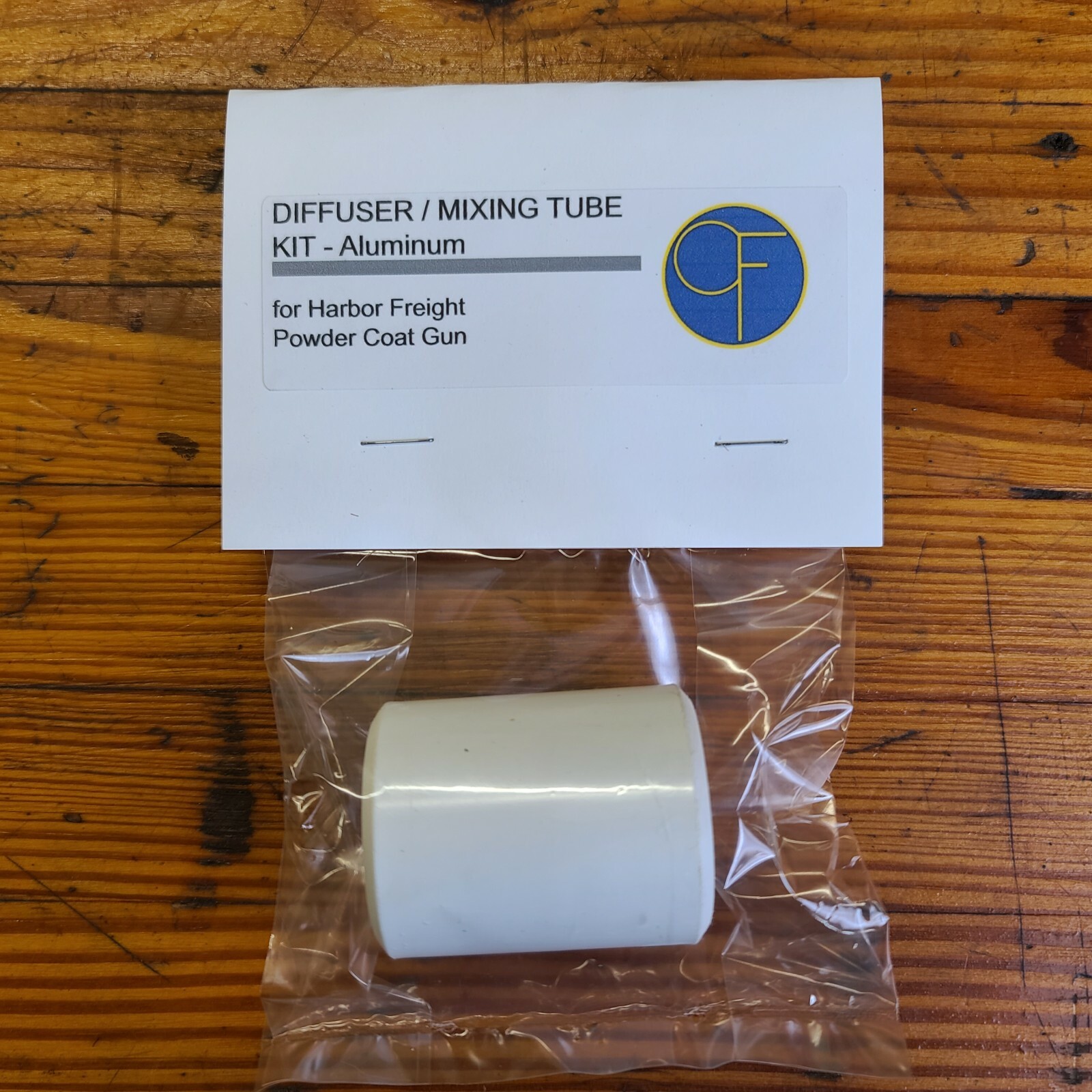 DIFFUSER/MIXING TUBE COMBO for Harbor Freight Powder Coat Gun