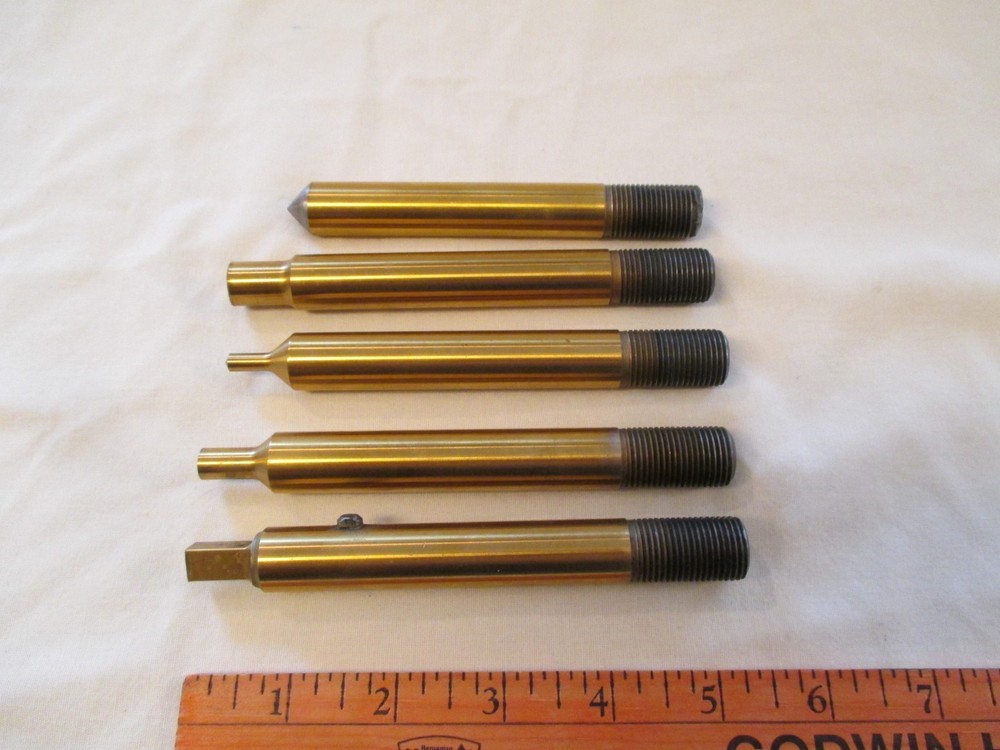 Amada Wilson WT RD Style Die/Tooling Punches. Threaded.