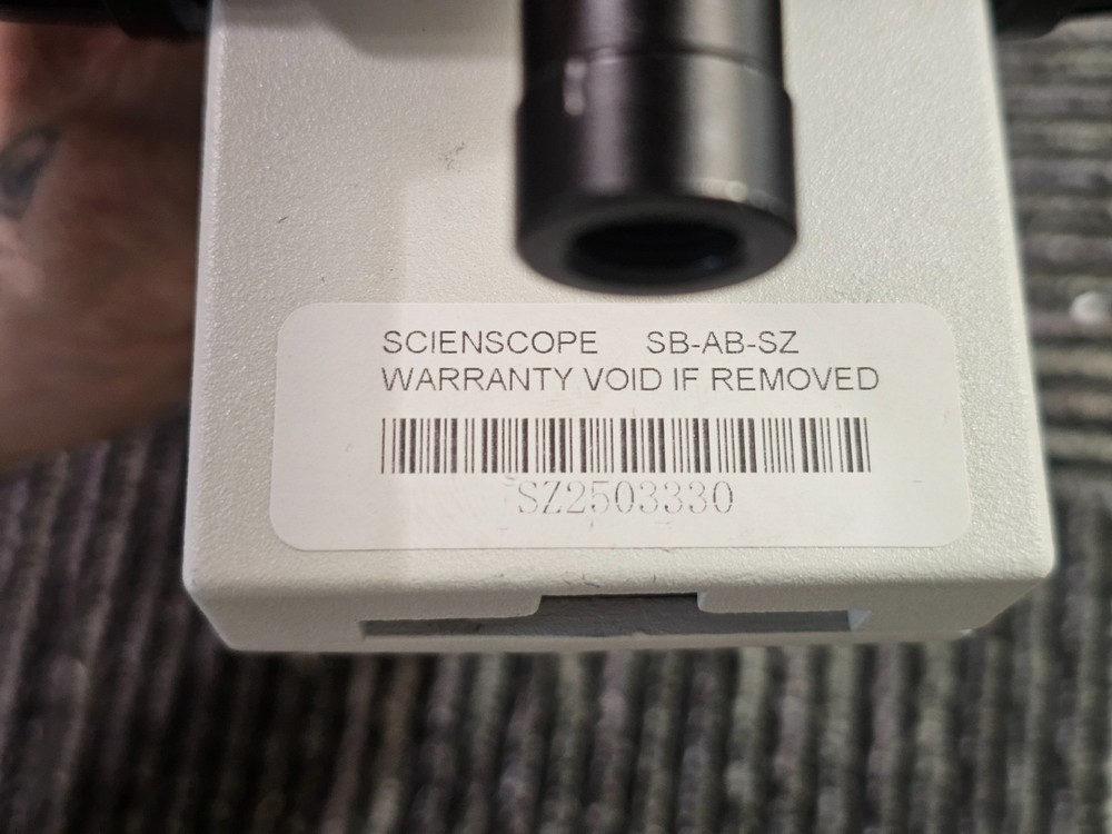 Sciencescope Stereozoom Microscope,8-50X, New 10X e/p