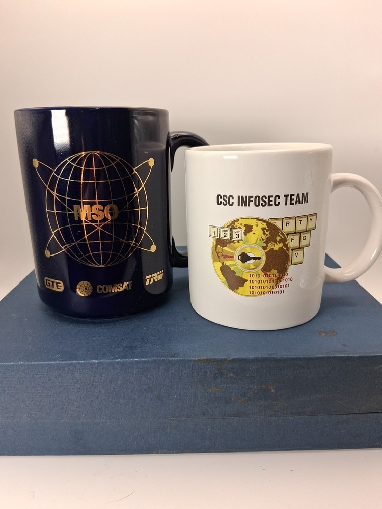 Military Tech & Satellite Communications Mug Set