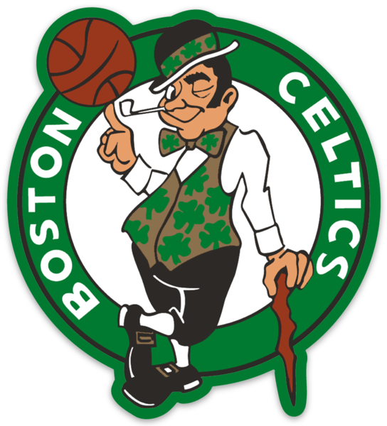 Boston Celtics Logo Type Die-cut MAGNET
