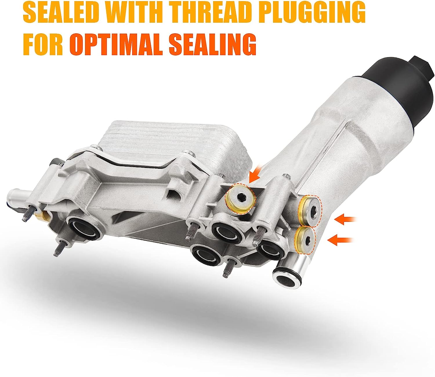 Aluminum Engine Oil Filter Housing Fit For 2017-2018 Dodge Jeep Chrysler Ram3.6L