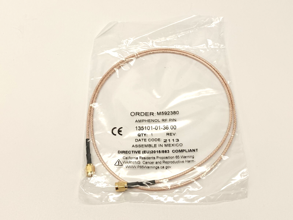 Amphenol 135101-01-36.00 RF Cable Assembly