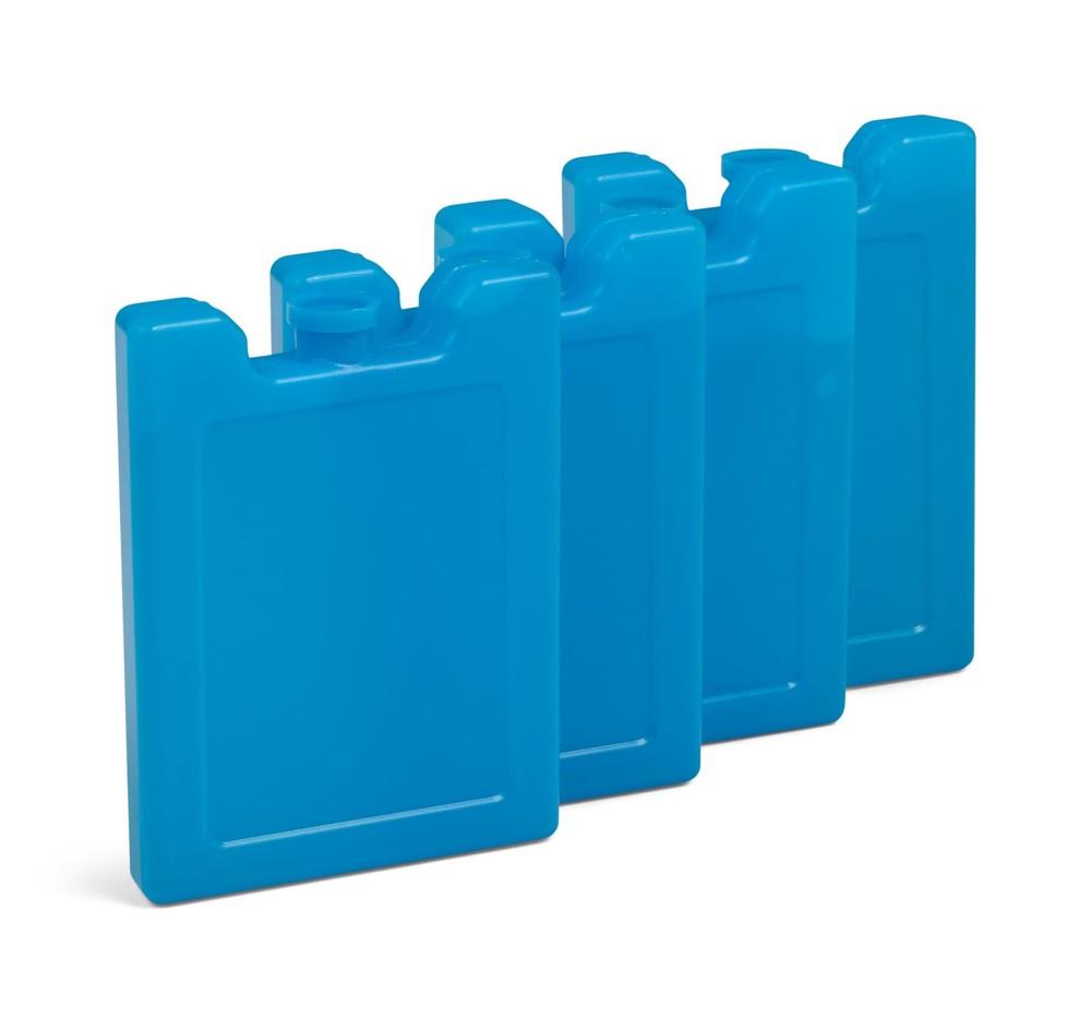 Small Maxcold 4 Pack Ice Block, Reusable Ice Packs for Coolers, Freezer Pack,...