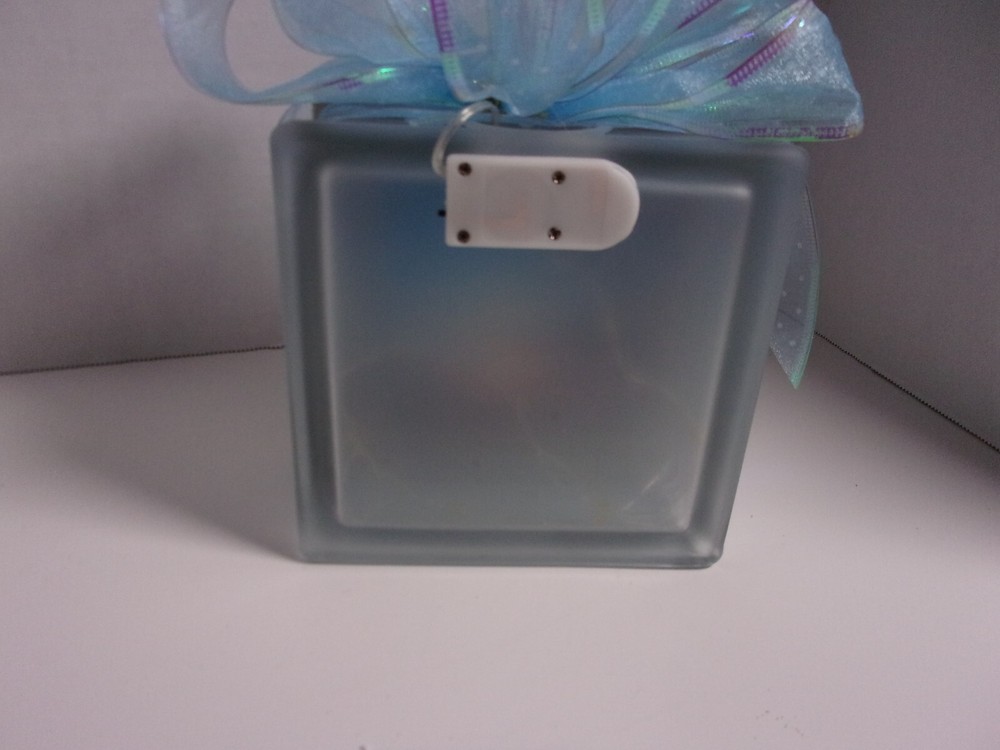 Palm Tree Lighted Glass Block