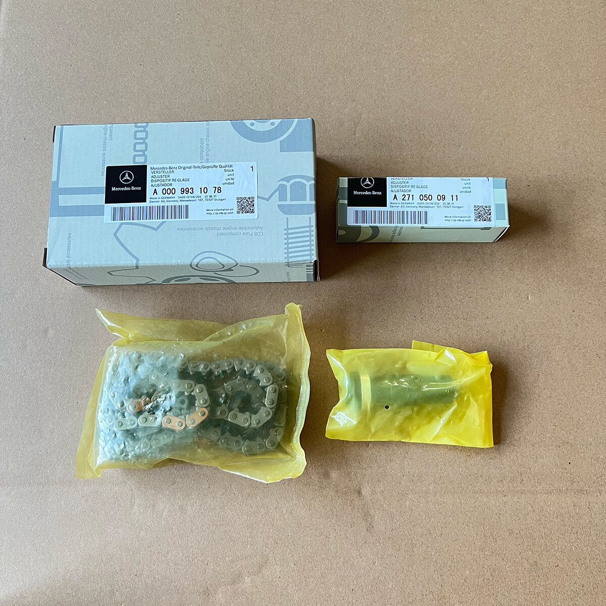 Mercedes Benz OEM Engine Timing Chain Kit for W204 W211 W164 M271 M271.8 CGI
