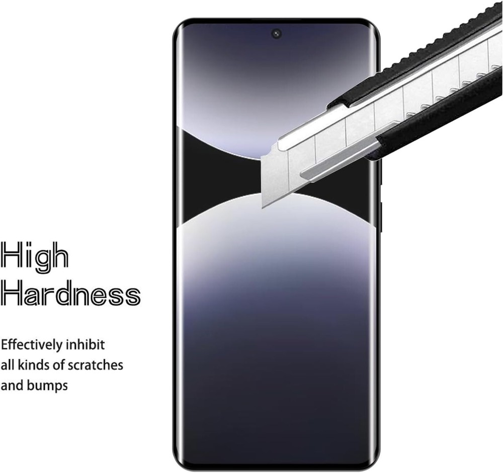 2X 3D Tempered Glass (Screen+Camera) For Xiaomi Redmi Note 14 Pro 5G Screen Protector